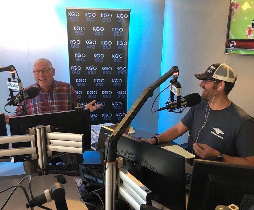 On air with my dad, Terry