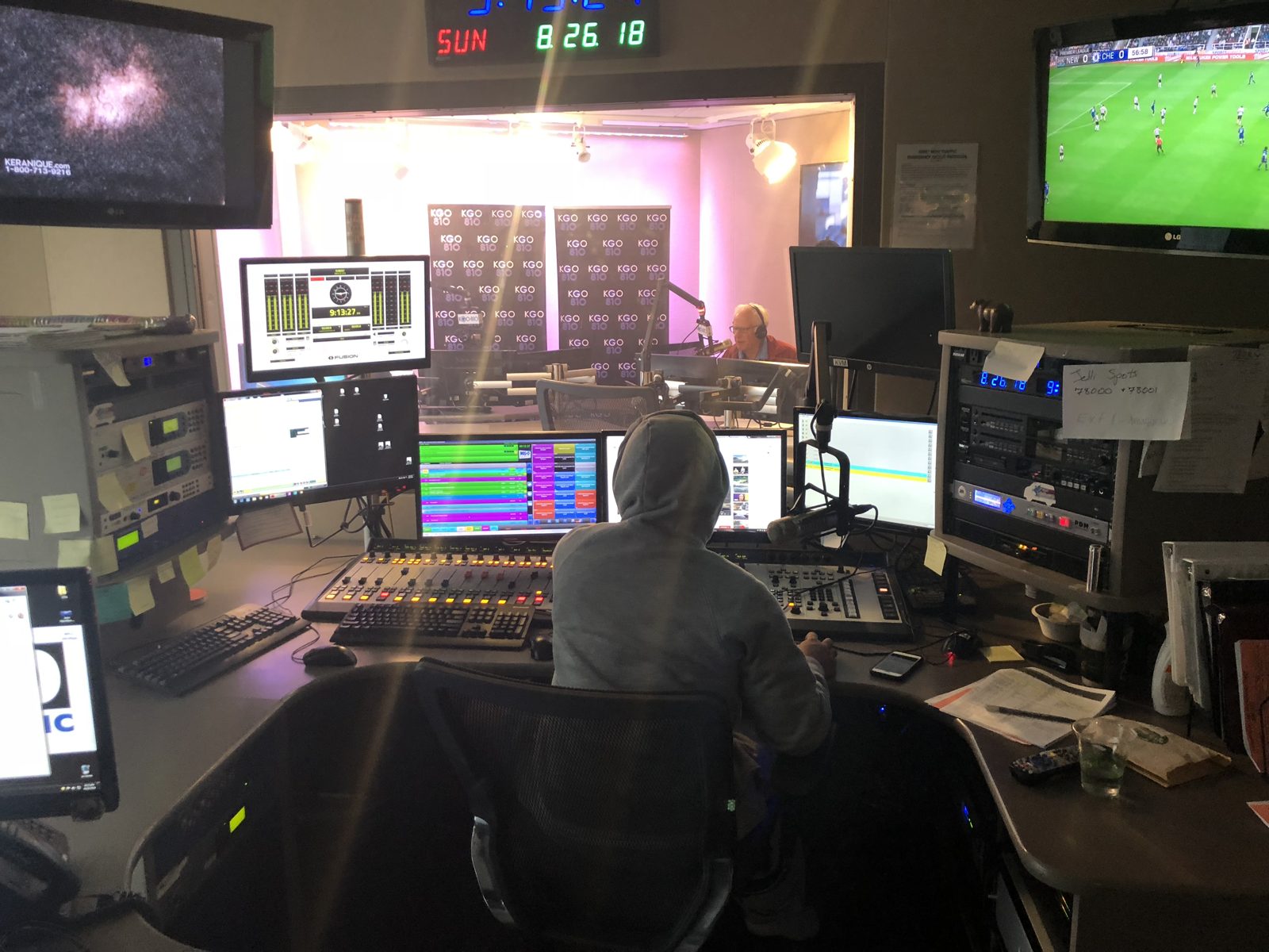 The KGO control room