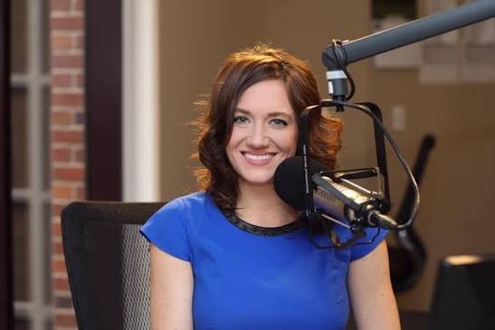 Tiffany McFarland at the mic